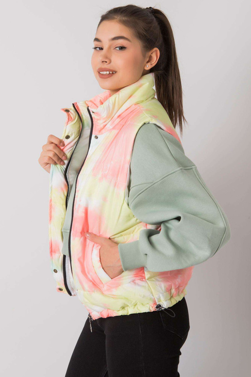 Dzeltena un oranža stepēta sieviešu...