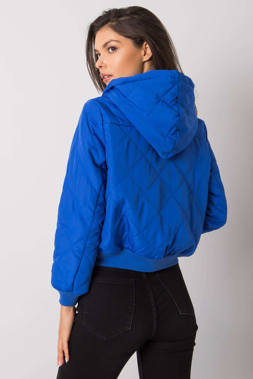 Larah Blue stepēta jaka ar kapuci