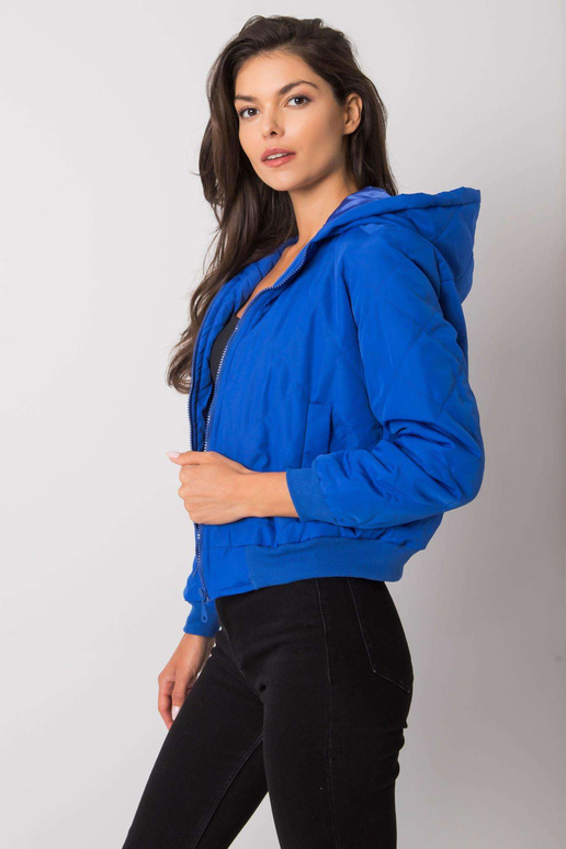 Larah Blue stepēta jaka ar kapuci