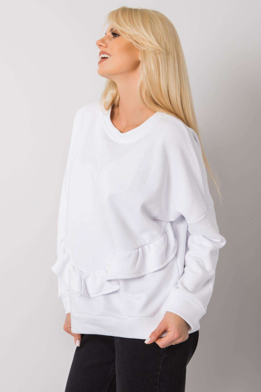 Frose RUE PARIS balts flounces džemperis