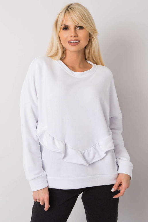 Frose RUE PARIS balts flounces džemperis