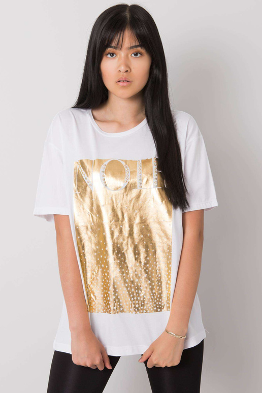 Balts T-krekls ar Gabee apdruku