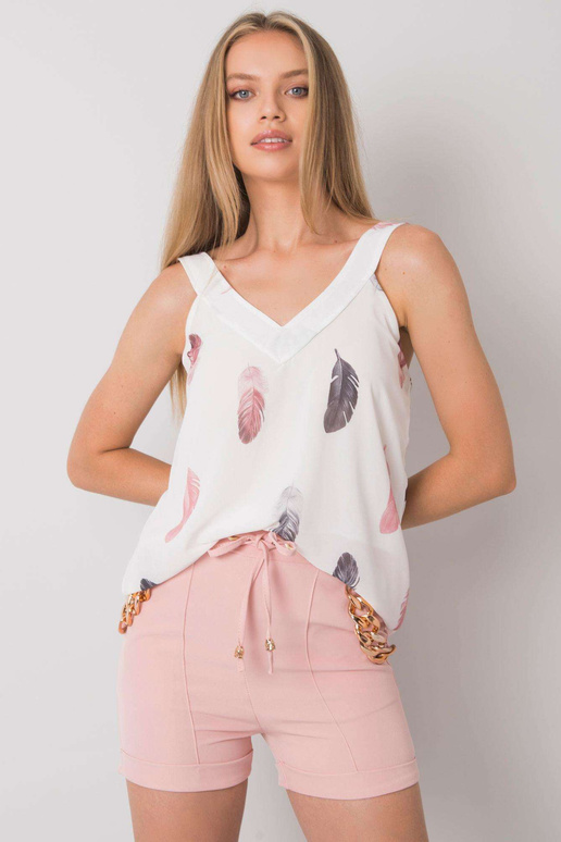 Netīri rozā šorti ar ķēdītēm Flannery