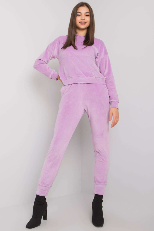 Violets sieviešu komplekts ar velūru...