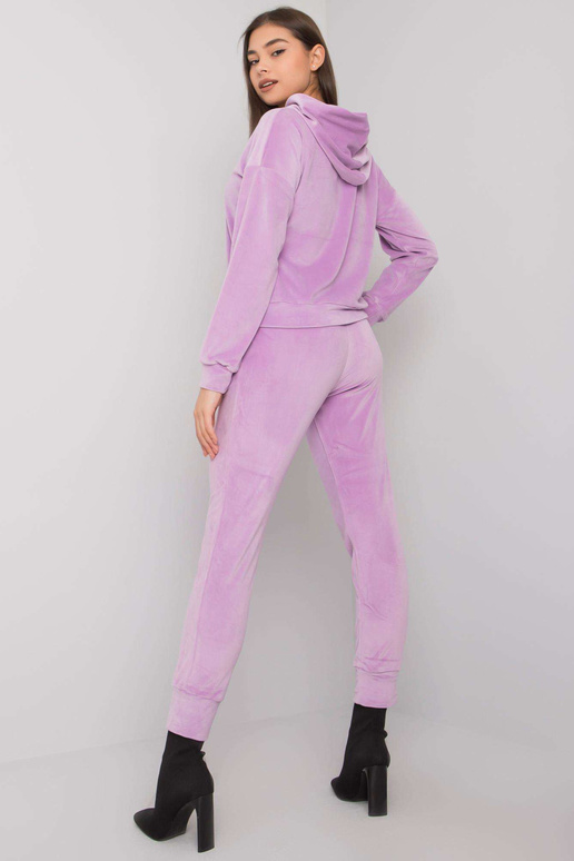 Violets sieviešu komplekts ar velūru...