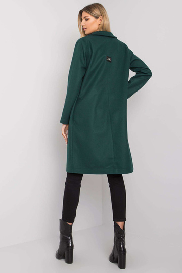 Tumši zaļš mētelis Hettie... 2