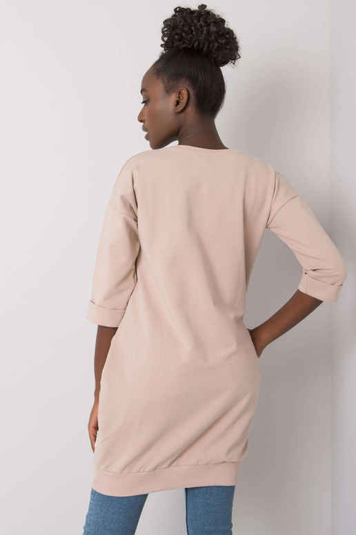 Bēšs džemperis ar kabatām Iveta