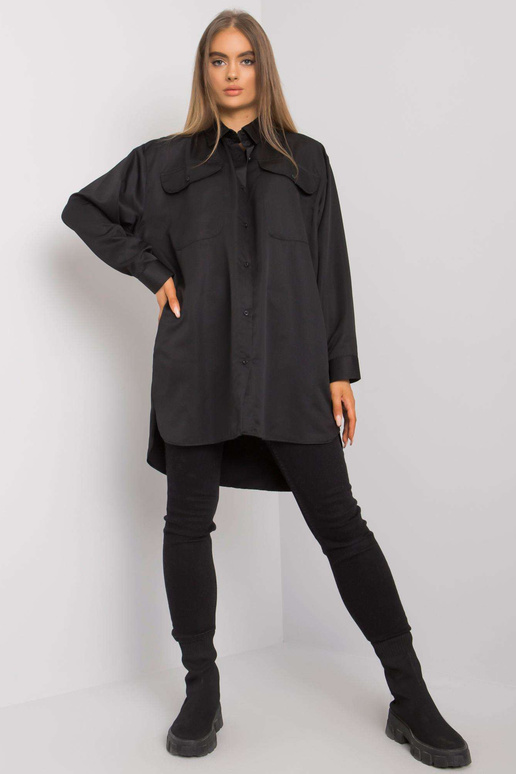 Ketijas melnais oversize krekls