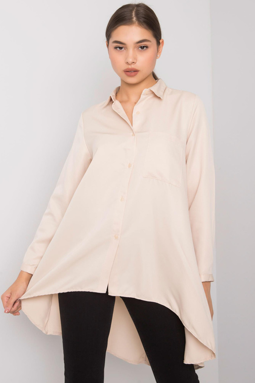 Džilianas smilškrāsas asimetrisks krekls