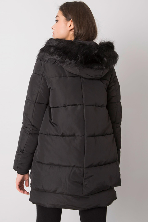 Estherville melna stepēta ziemas jaka