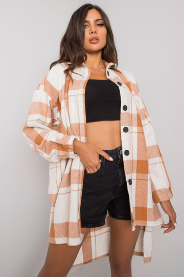 Camelowo-ecru garš rūtains... 2