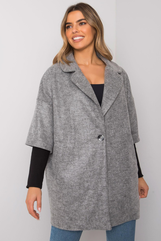 Pelēks brīvs mētelis Aliz RUE PARIS