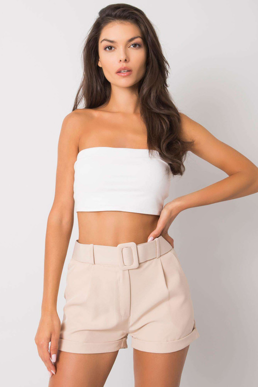 Bēši šorti ar jostu Mabinty