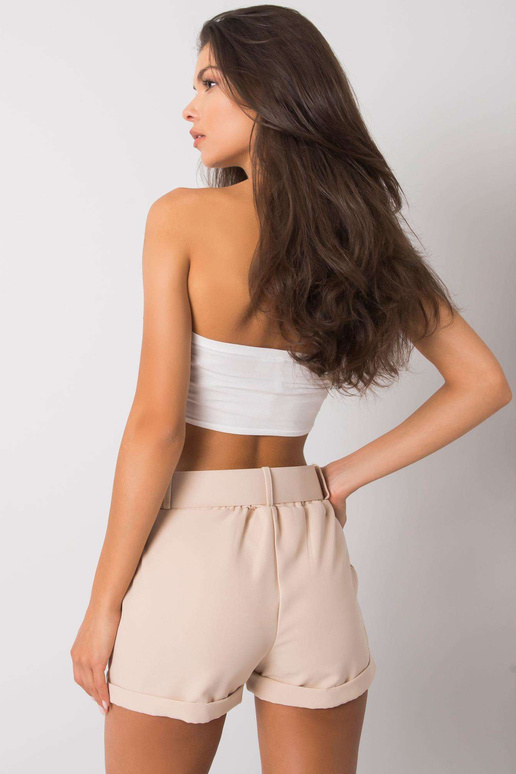 Bēši šorti ar jostu Mabinty