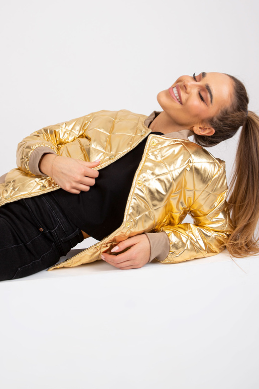 Sherise Gold stepēta Bomber jaka