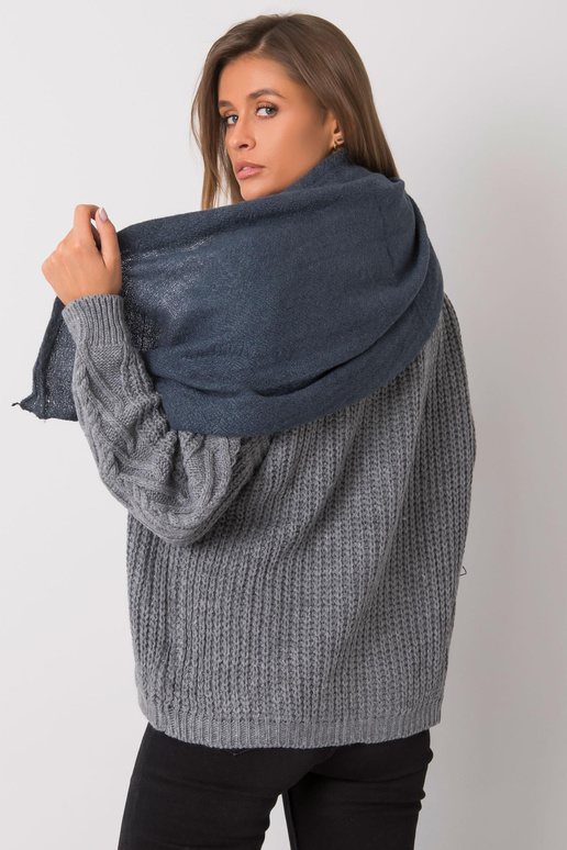 Tumši zila trikotāžas šalle