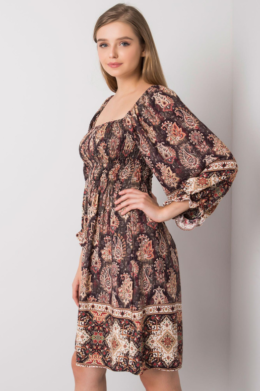 Hayley OCH BELLA tumši brūna kleita