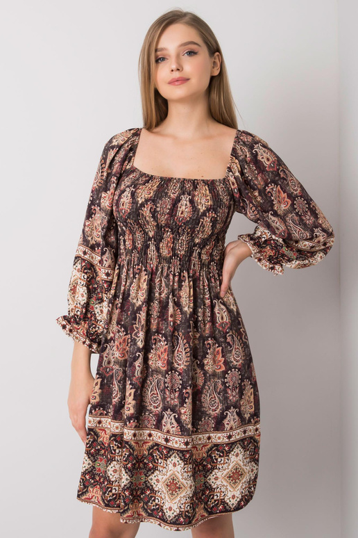 Hayley OCH BELLA tumši brūna kleita