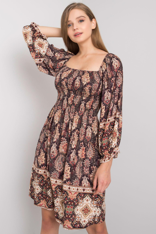 Hayley OCH BELLA tumši brūna kleita