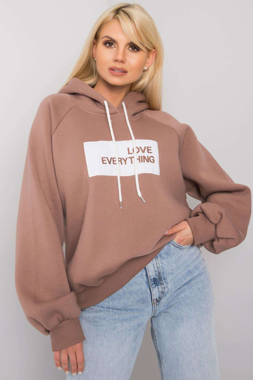 Gaiši brūns sporta krekls Dina