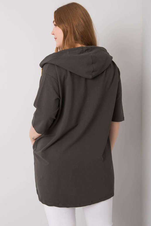 Khaki liela izmēra rāvējslēdzēja...