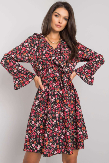 Melna un sarkana kleita ar...