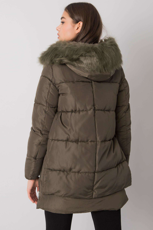 Khaki stepēta ziemas jaka Estherville