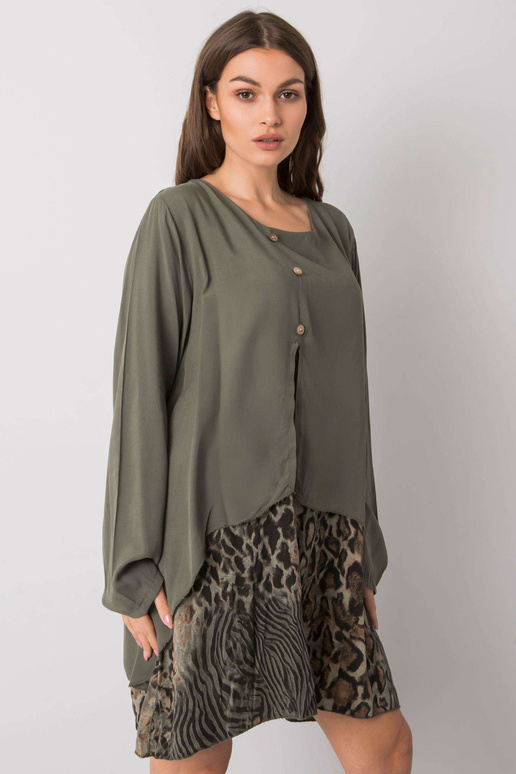 Khaki brīva kleita Gracilyn