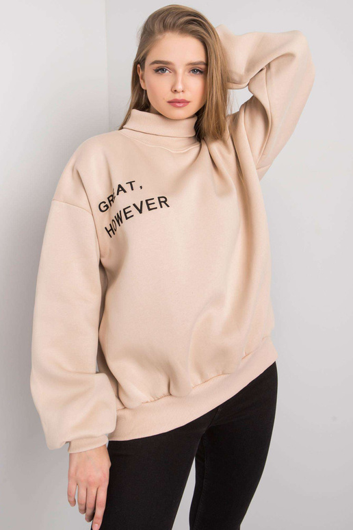 Kelly bēšs liela izmēra sporta krekls