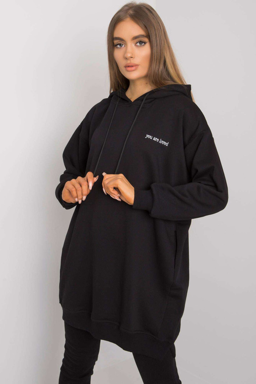 Melns sporta krekls ar kabatām Indira Melns sporta krekls ar kabatām Indira