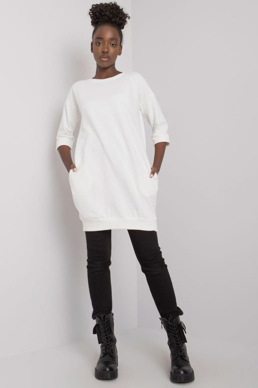 Ecru džemperis ar kabatām Iveta