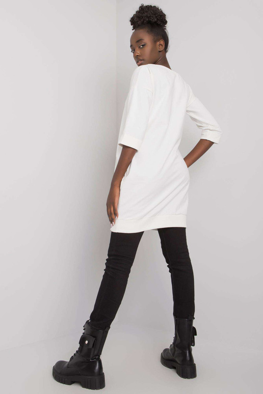 Ecru džemperis ar kabatām Iveta