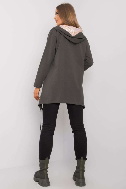 Tumšs haki krāsas sporta krekls Narissa