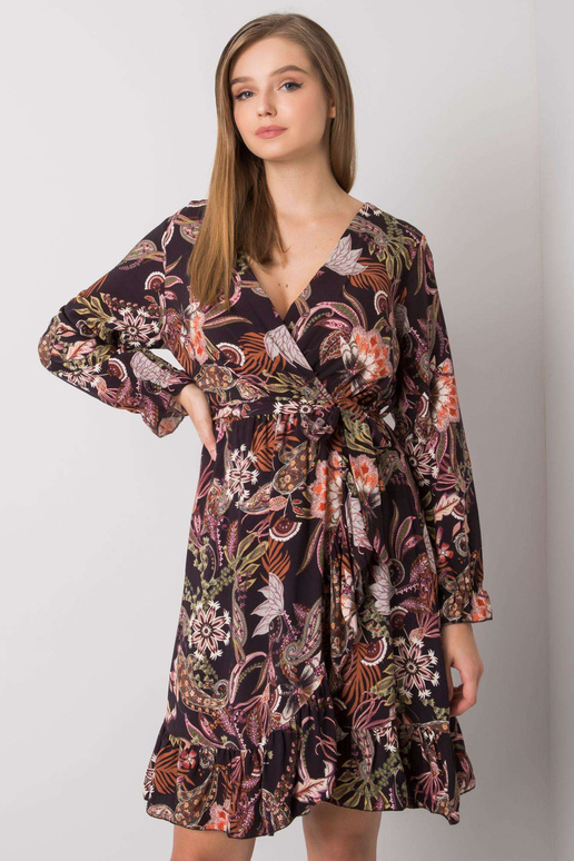 Agnes OCH BELLA Melna V kakla kleita