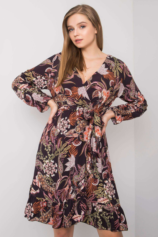 Agnes OCH BELLA Melna V kakla kleita