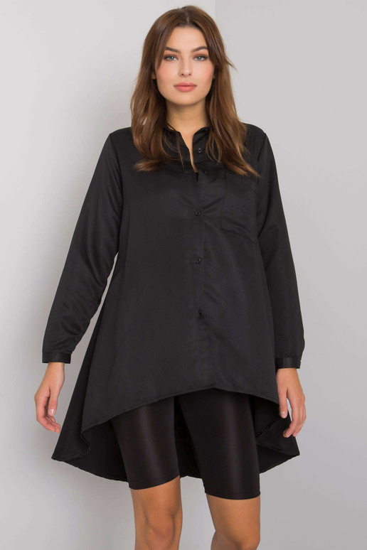 Melns asimetrisks Brinleigh krekls