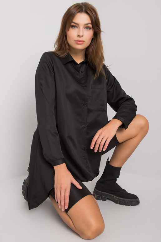 Melns asimetrisks Brinleigh krekls