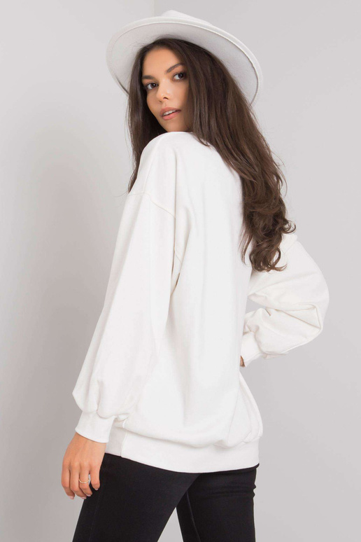 Ecru sporta krekls ar Basile apdruku