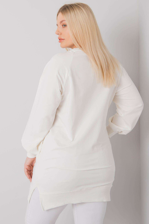 Ecru gluds plus izmēra sporta krekls...