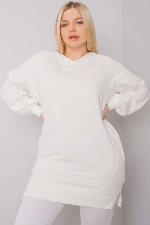 Ecru gluds plus izmēra sporta krekls...