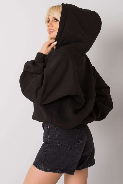 Debby melna polsterēta kapuce
