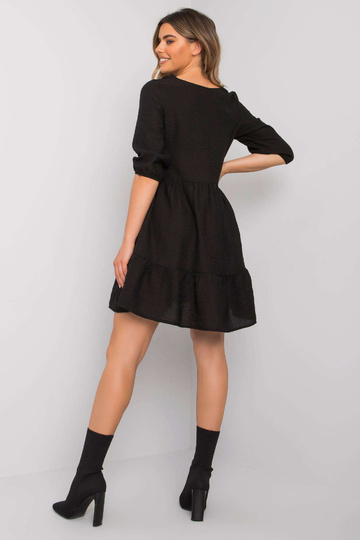 Melna Harlyn Ruffle kleita 2