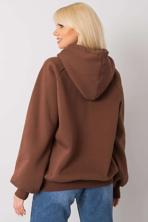 Brūns polsterēts džemperis Dina