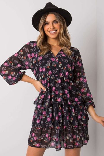 Melna ikdienas kleita Elois...