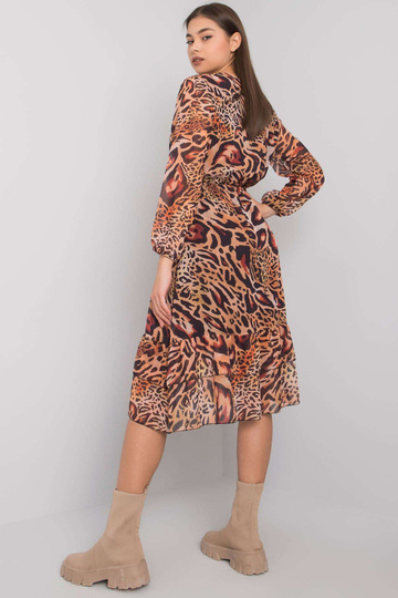 Darina gaiši brūna volānu...