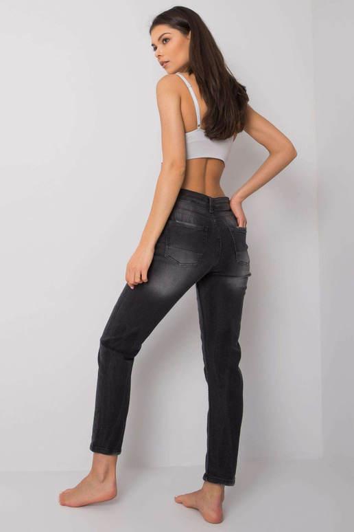 Tumši pelēkas mammas džinsu bikses...