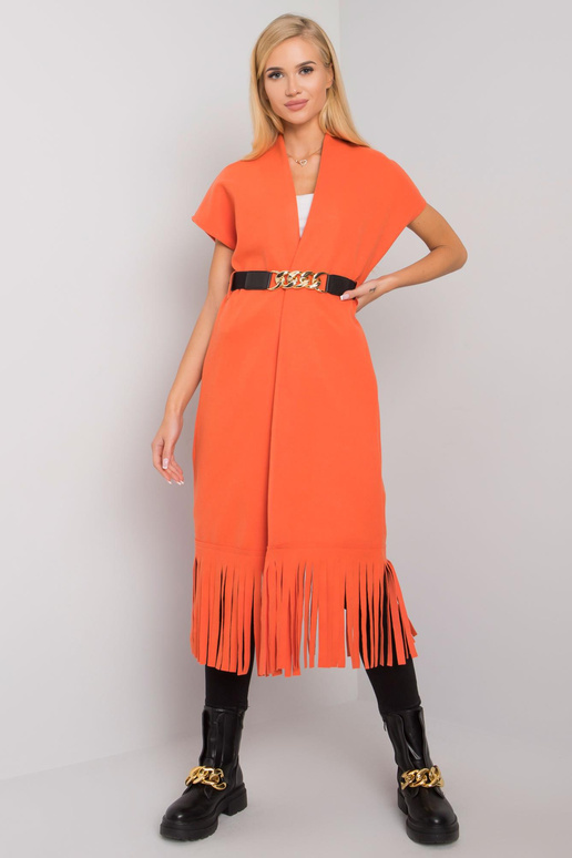 Oranžs bārkstis gultas pārklājs Forla