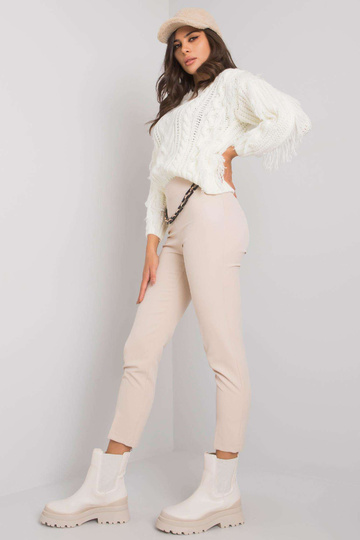 Bēšas Beaverton auduma bikses