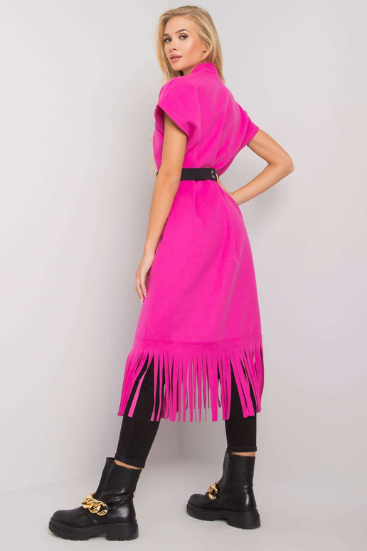 Rozā gultas pārklājs ar bārkstīm Forla