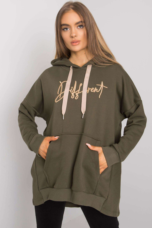 Khaki Fallon ķenguru sporta krekls